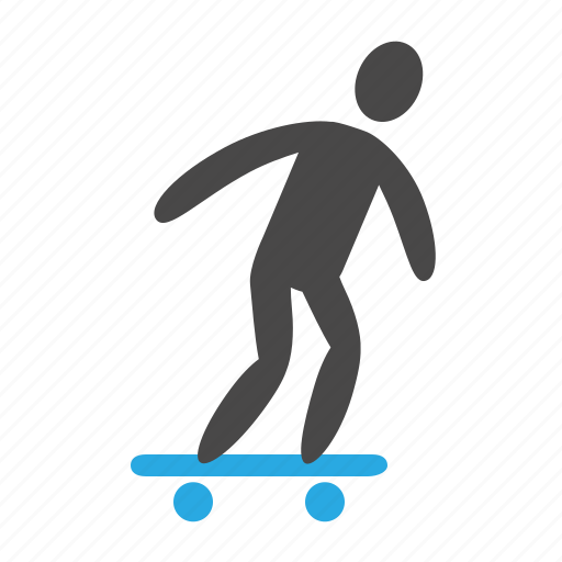 Active, board, skate, skateboard, sport, street, blob icon - Download on Iconfinder