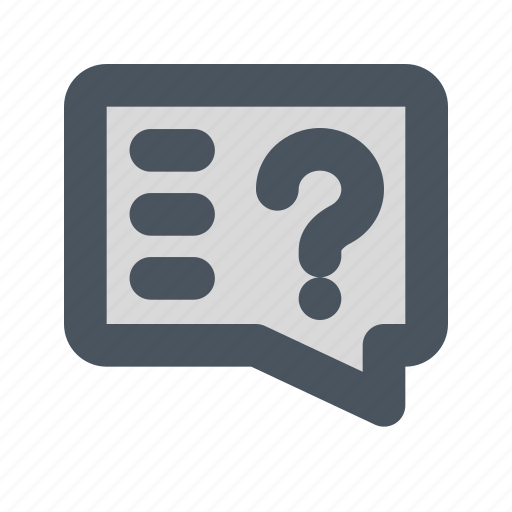Faq, bubble, ask, help, question, support, information icon - Download on Iconfinder