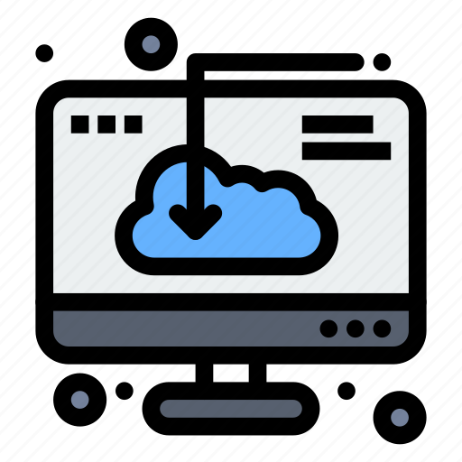 Cloud, computer, download, installation, software icon - Download on Iconfinder