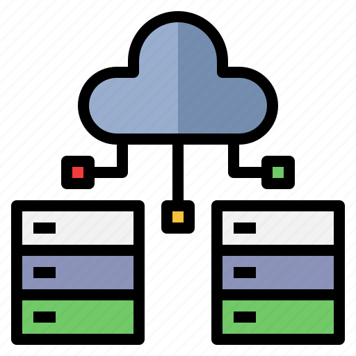 Cloud hosting, cloud storage, web hosting, cloud computing, server icon - Download on Iconfinder