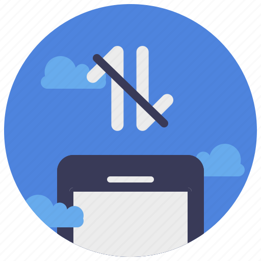 No, connection, mobile, data, signal, off, internet icon - Download on Iconfinder