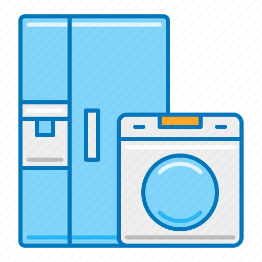 Appliances, dryer, freezer, fridge, refrigerator, washer, washing machine icon - Download on Iconfinder