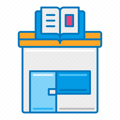 Library, bookstore, books, book shop icon - Download on Iconfinder