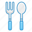 restaurant, food, fork, fork and spoon, meal, spoon 