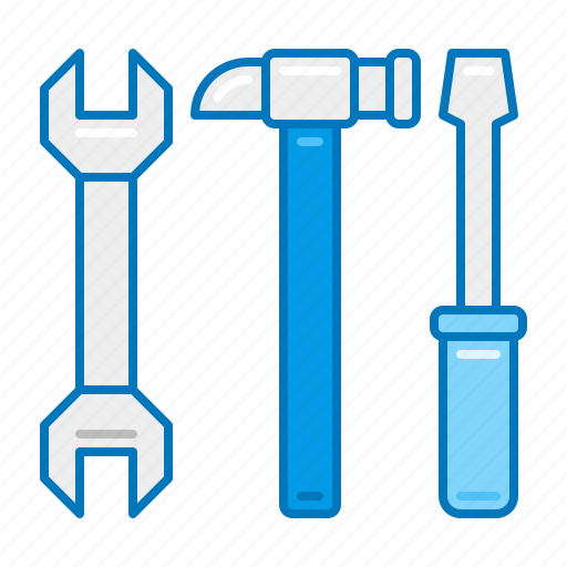 Tools, flathead, hammer, handyman, screwdriver, wrench icon - Download on Iconfinder