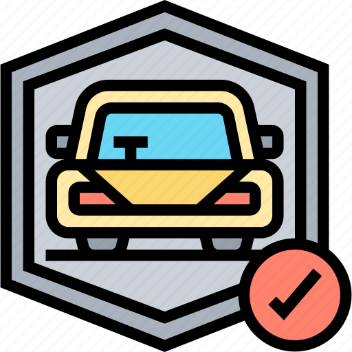 Car, insurance, automobile, shield, safety icon - Download on Iconfinder