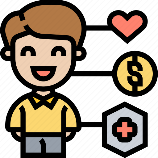 Insurance, life, quality, wellbeing, happy icon - Download on Iconfinder