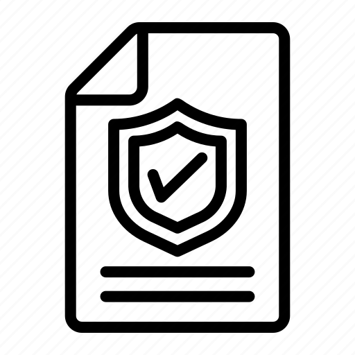 Insurance, paper, document, file, health, protection icon - Download on Iconfinder