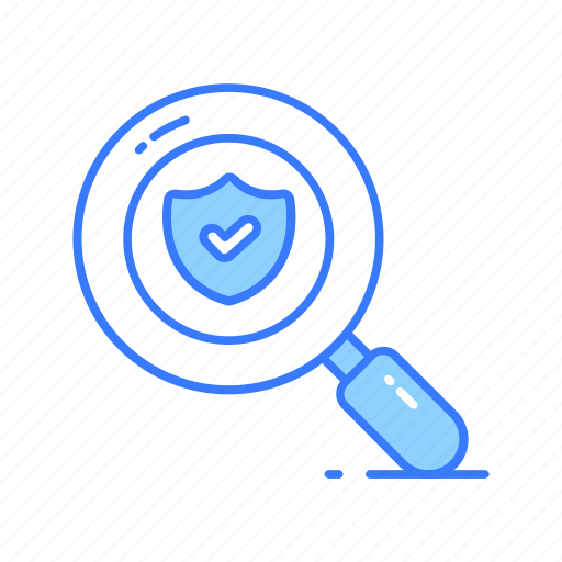Security, check, search, safety, shield, magnifier, exploration icon - Download on Iconfinder