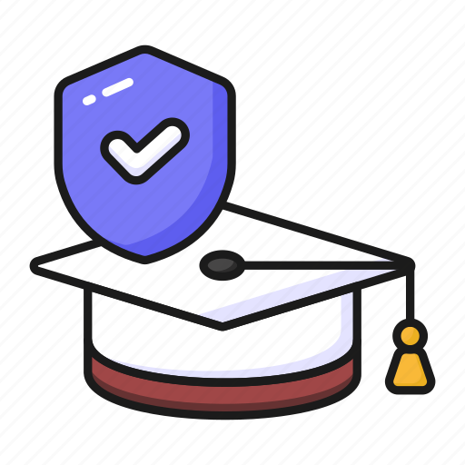 Education, insurance, academic, assurance, protection, security, safety icon - Download on Iconfinder