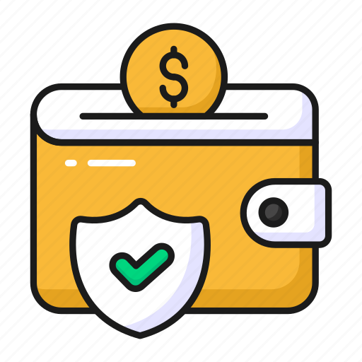 Wallet, security, safety, protection, money, payment, insurance icon - Download on Iconfinder