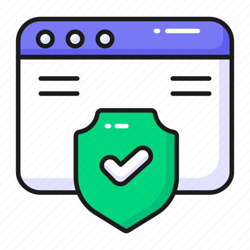 Secure, website, webpage, browser, web, protection, security icon - Download on Iconfinder