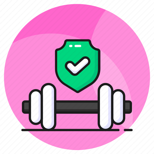 Health, healthcare, insurance, protection, fitness, dumbbell, safety icon - Download on Iconfinder