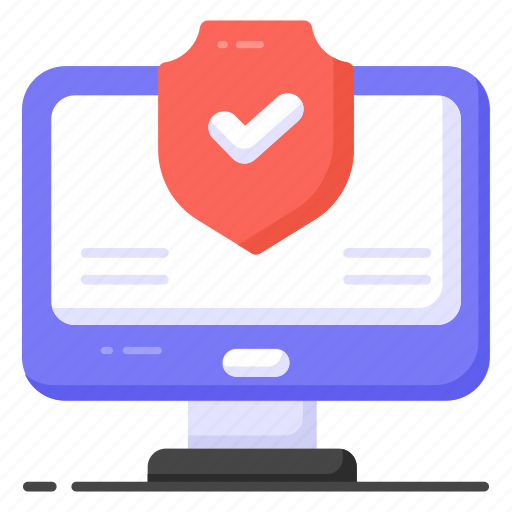 Computer, protection, insurance, security, assurance, monitor, safety icon - Download on Iconfinder