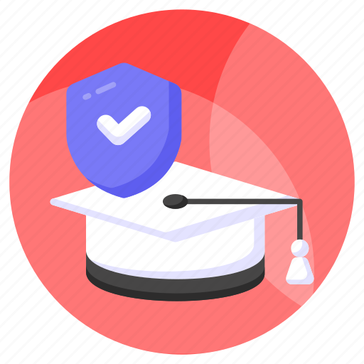 Education, insurance, academic, assurance, protection, security, safety icon - Download on Iconfinder