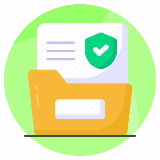 Folder, data, files, security, secure, protection, archive icon - Download on Iconfinder