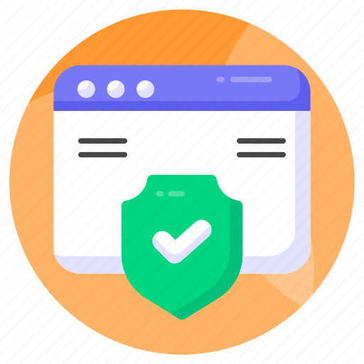 Secure, website, webpage, browser, web, protection, security icon - Download on Iconfinder