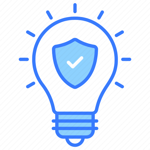 Idea, protection, insurance, assurance, security, creative, verified icon - Download on Iconfinder