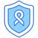 awareness, cancer, autism, medical, protection, shield, ribbon