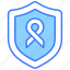 awareness, cancer, autism, medical, protection, shield, ribbon 