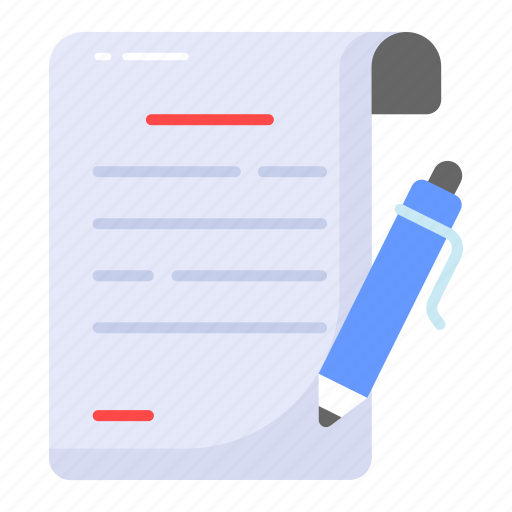 Agreement, contract, document, insurance, pen, policy, writing icon - Download on Iconfinder