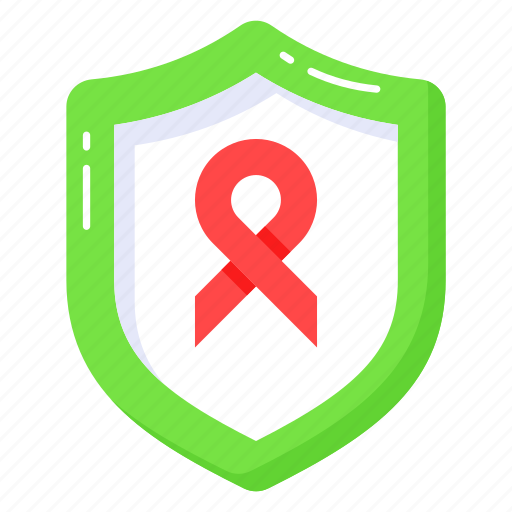 Awareness, cancer, autism, medical, protection, shield, ribbon icon - Download on Iconfinder