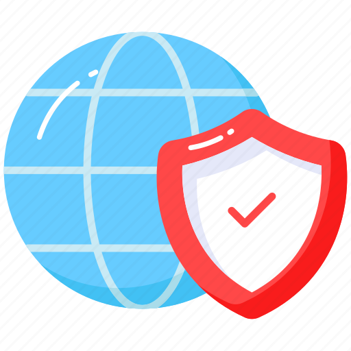 Global, security, world, safety, protection, shield, worldwide icon - Download on Iconfinder