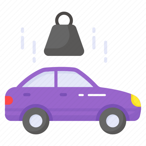 Car, accident, crash, heavy, weight, collision, warning icon - Download on Iconfinder