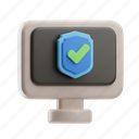 computer, insurance, protection, monitor, security, shield, home, house, umbrella 