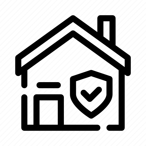 Home, insurance, security, shield, property, house icon - Download on Iconfinder