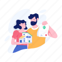 home, insurance, couple, indemnity, assurance, policy