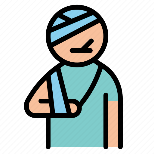 Crutch, injury, medical, sickness, worker icon - Download on Iconfinder