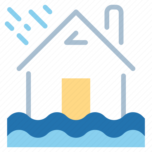 Disaster, flood, inundation, water icon - Download on Iconfinder