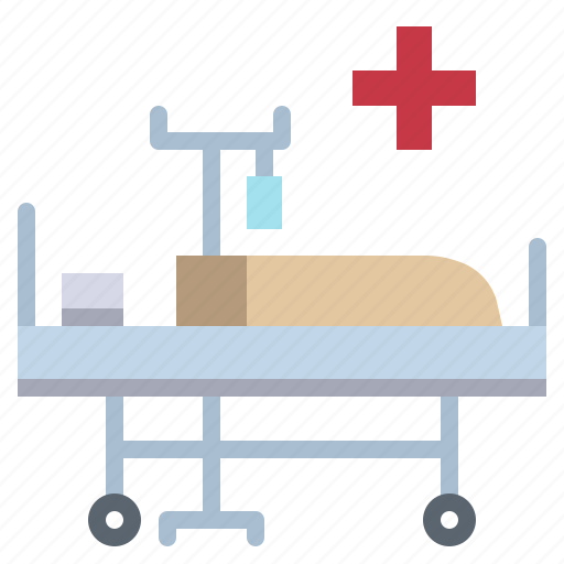 Bed, clinic, hospitol, medical, patient icon - Download on Iconfinder