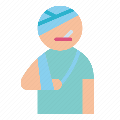 Crutch, injury, medical, sickness, worker icon - Download on Iconfinder