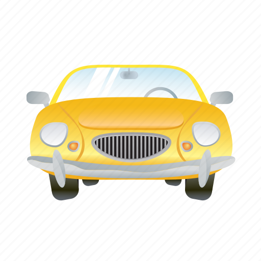 Car, yellow, auto, transportation, travel, vehicle icon - Download on Iconfinder