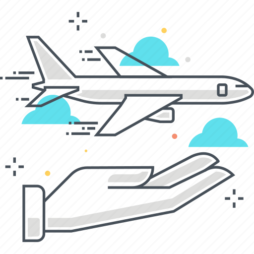 Air, business, flight, insurance, plane, protection, travel icon - Download on Iconfinder