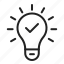 bulb, creative, idea, innovation, lamp, light, light bulb 