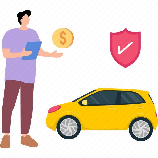 Car insurance, vehicle insurance, transport insurance, auto insurance, travel insurance, automobile insurance illustration - Download on Iconfinder
