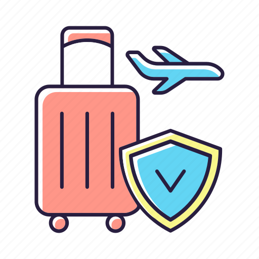 Travel protection, insurance, tourism, flight icon - Download on Iconfinder