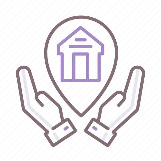 Building, hands, insurance, property icon - Download on Iconfinder
