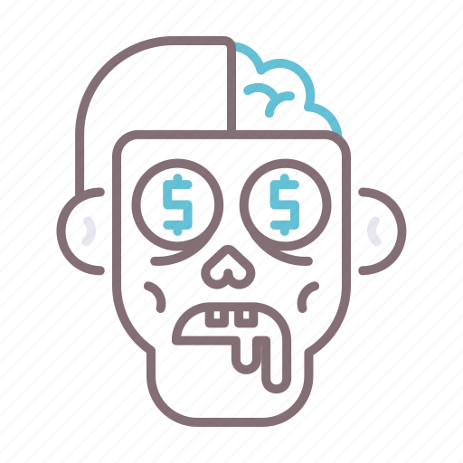 Fund, head, skull, zombie icon - Download on Iconfinder