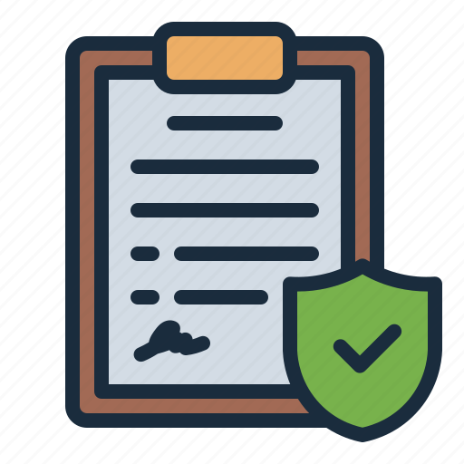 Insurance, policy, clipboard, safety, protect, protection, assurance icon - Download on Iconfinder