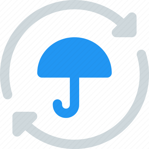 Around, umbrella, medical, sync icon - Download on Iconfinder