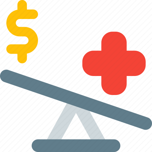Health, scale, unbalance, dollar icon - Download on Iconfinder