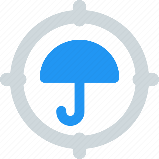 Umbrella, target, medical, aim icon - Download on Iconfinder