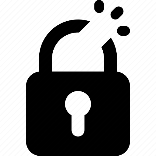 Broke, padlock, medical, lock icon - Download on Iconfinder