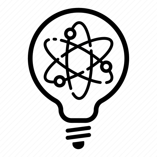 Atom, idea, innovation, lightbulb, science, technology idea icon - Download on Iconfinder