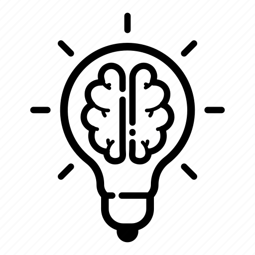 Brain, bulb, idea, lamp, lightbulb, mind icon - Download on Iconfinder