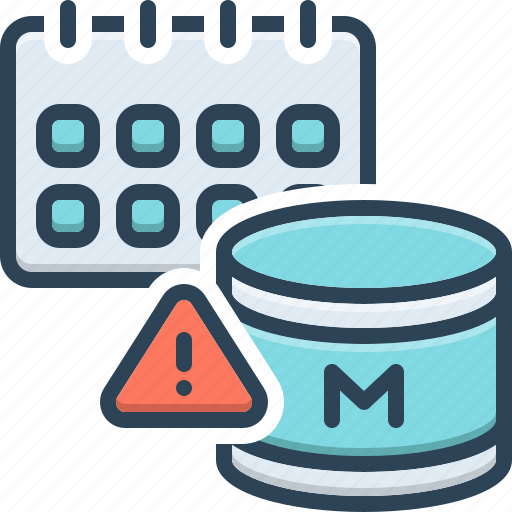 Expiry date, expiry, calendar, medicine, canned food, groceries, unhealthy icon - Download on Iconfinder